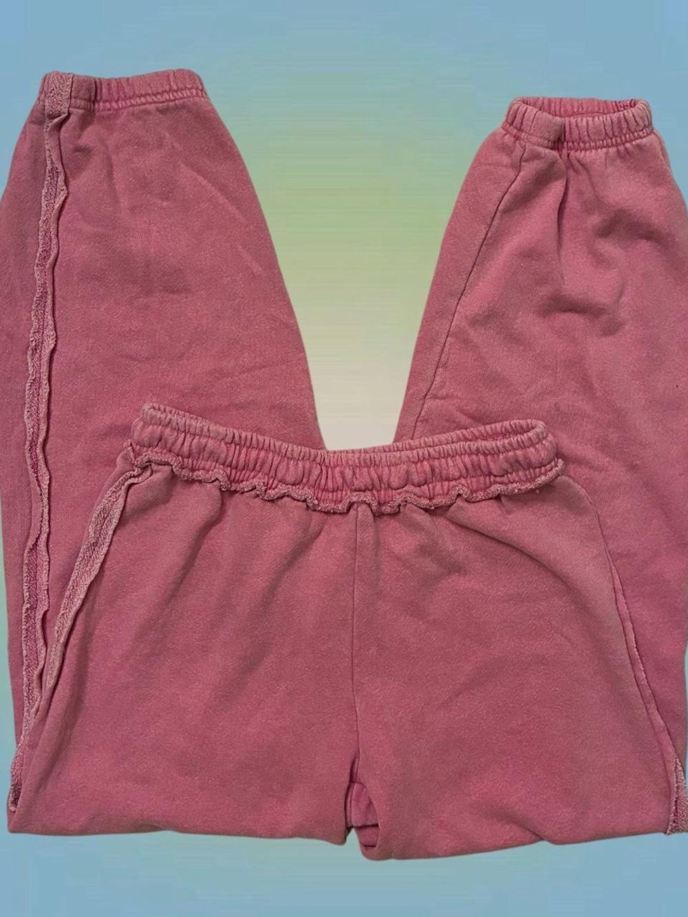 Urban Outfitters Mauve Pink Rae Elastic-Waist Joggers